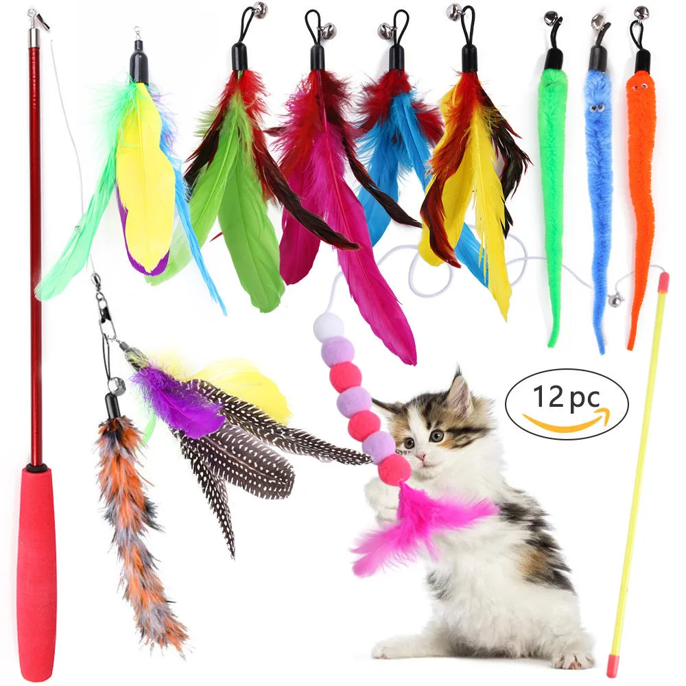 Dual Pet Kitten Toys Variety Cat Toy Combination